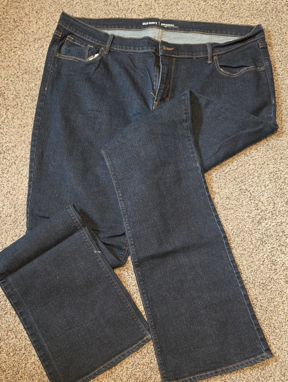 Old Navy Women's Dark Indigo Bootcut Mid-Rise Jeans Size 20T